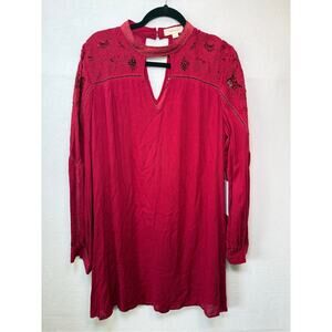 onetheland Long Sleeve Shift Dress, Size Large - NEW